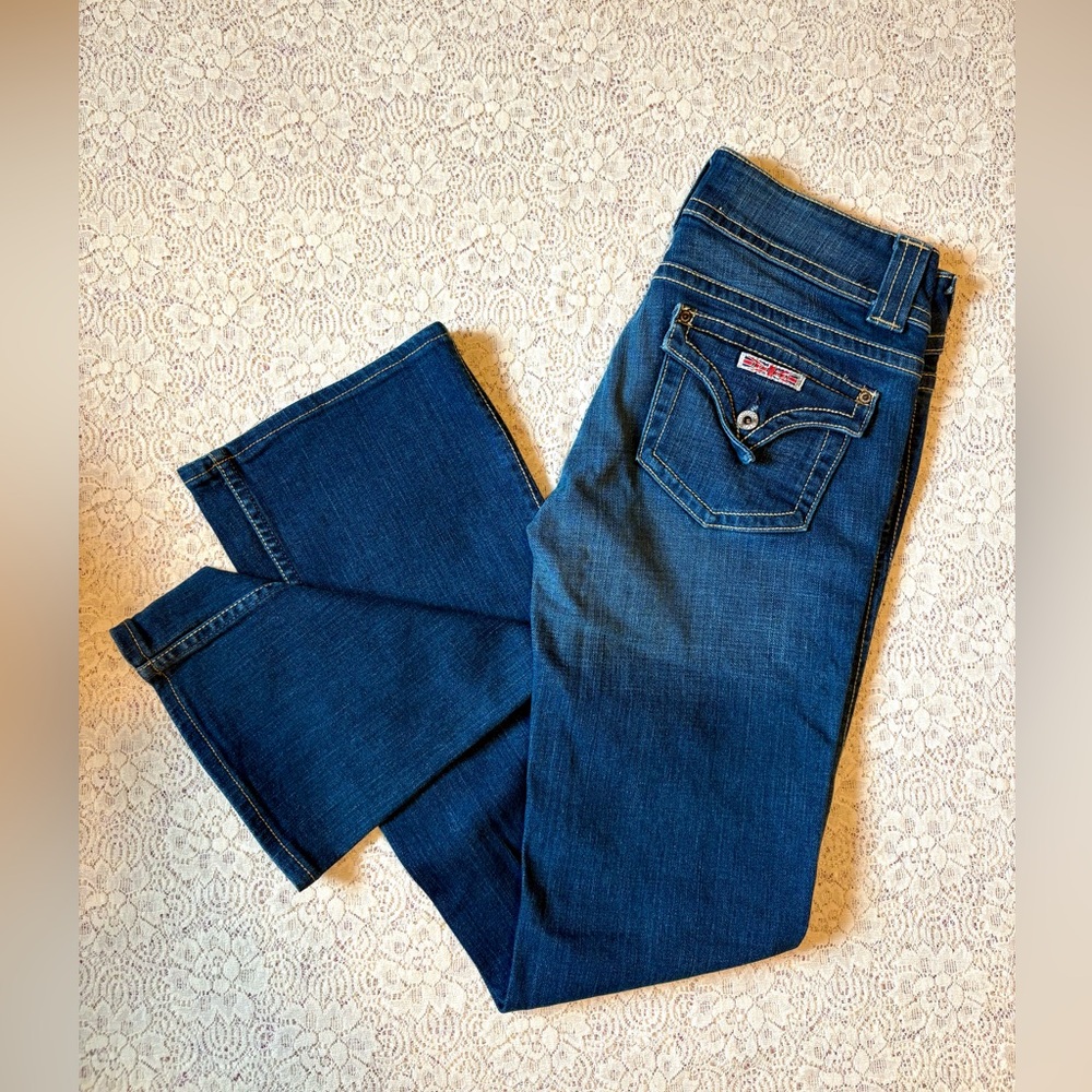 Like NEW!!! 28 Hudson Classic Boot Cut 2% Spandex Denim Jeans
